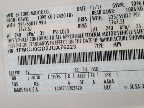 Used 2018 Ford Escape SE image 33