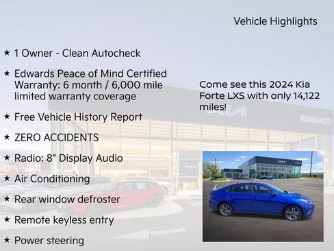 Used 2024 Kia Forte LXS FWD image 11
