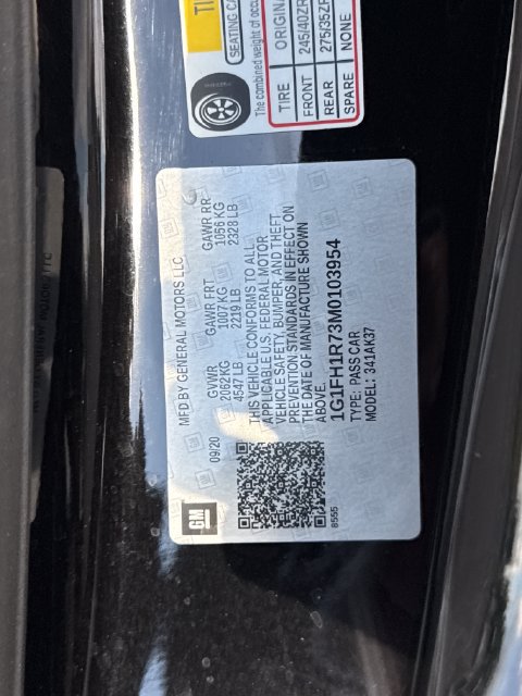 Used 2021 Chevrolet Camaro SS RWD image 24