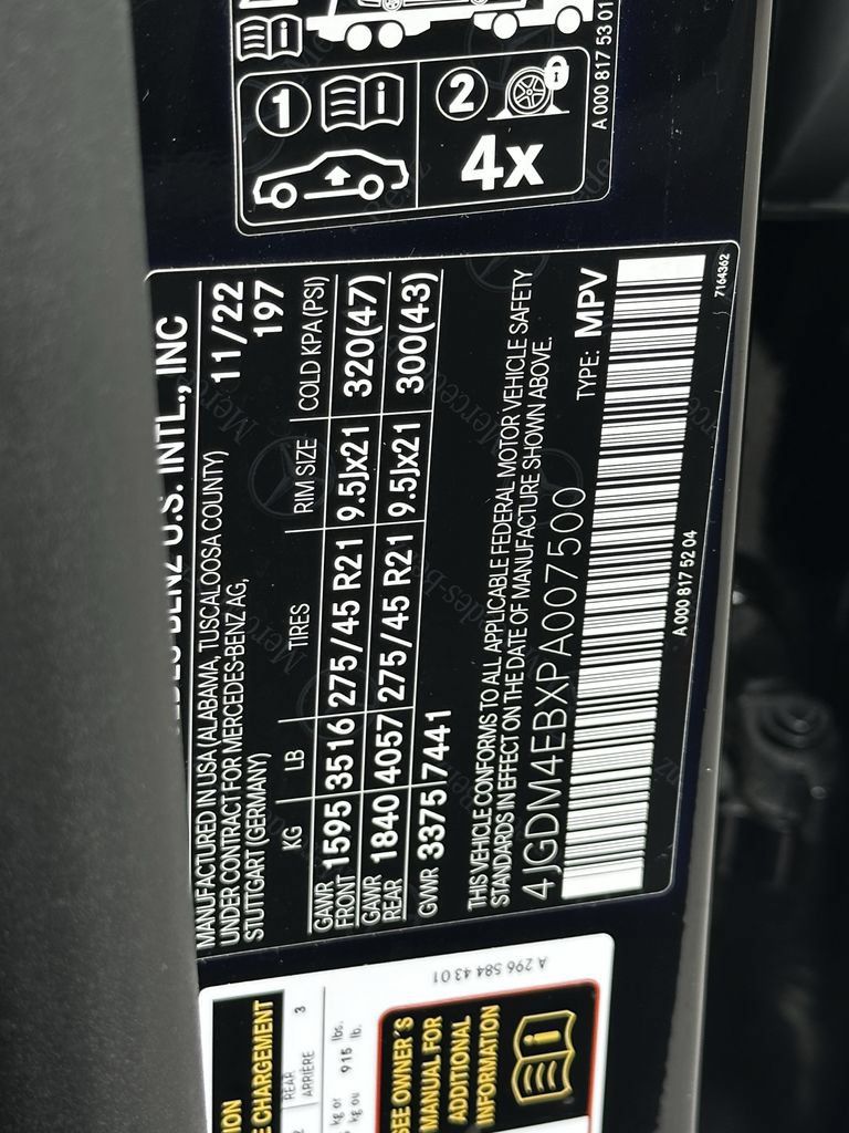 Certified 2023 Mercedes-Benz EQS 580 4MATIC SUV image 35