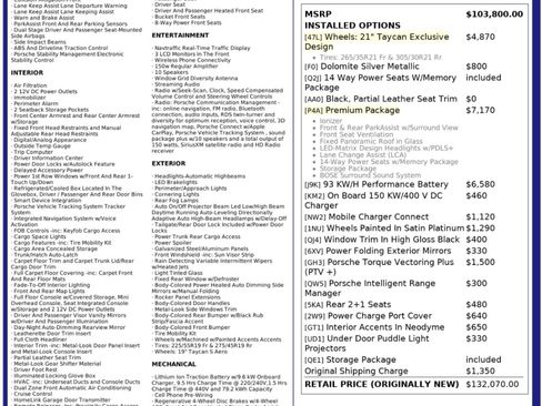 Used 2020 Porsche Taycan 4S w/ Premium Package image 57