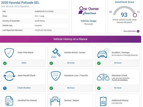 Used 2020 Hyundai Palisade SEL w/ Convenience Package image 17