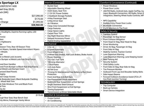 Used 2025 Kia Sportage LX FWD image 28