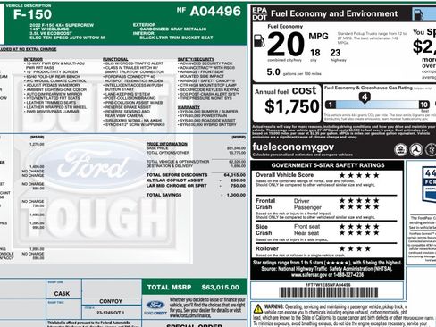 Used 2022 Ford F150 Lariat AWD/4WD image 14