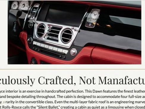 Used 2017 Rolls-Royce Dawn Standard image 19