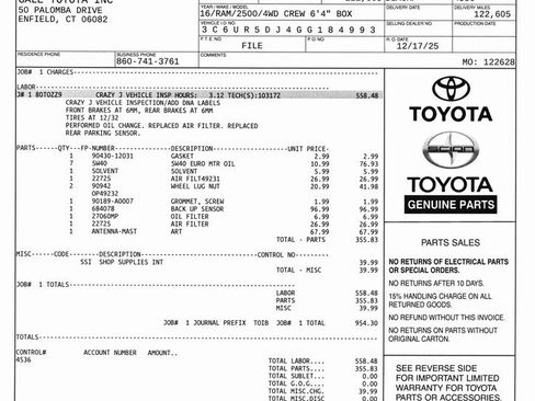 Used 2016 RAM 2500 Big Horn image 10