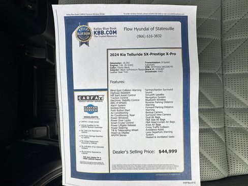 Used 2024 Kia Telluride SX Prestige X-Pro image 37