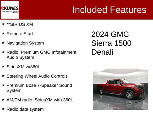 Used 2024 GMC Sierra 1500 Denali w/ Technology Package AWD/4WD image 3