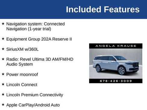 Used 2025 Lincoln Navigator L Reserve AWD/4WD image 5