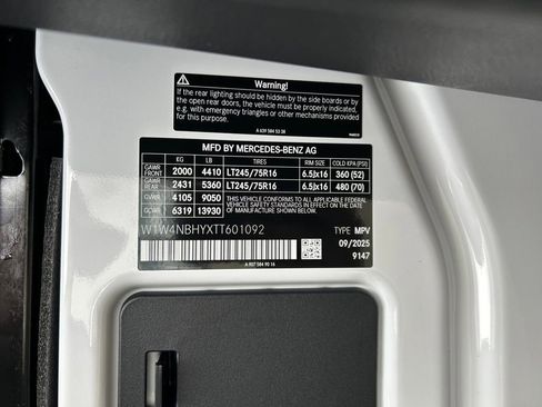 New 2026 Mercedes-Benz Sprinter 2500 image 27