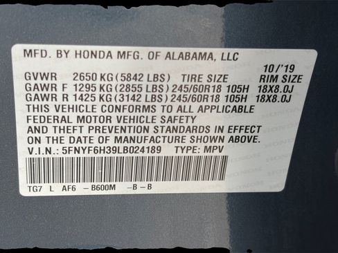 Used 2020 Honda Pilot EX image 34