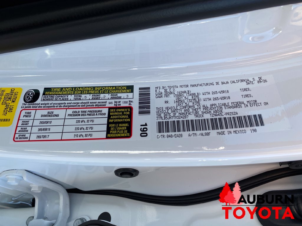 New 2026 Toyota Tacoma TRD Off-Road AWD/4WD image 24