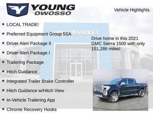 Used 2021 GMC Sierra 1500 Denali w/ Driver Alert Package II image 8