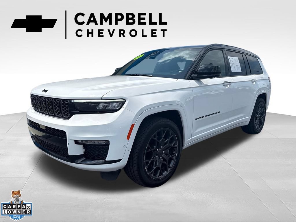 Used 2025 Jeep Grand Cherokee L Summit w/ Obsidian Package AWD/4WD 360° Tour