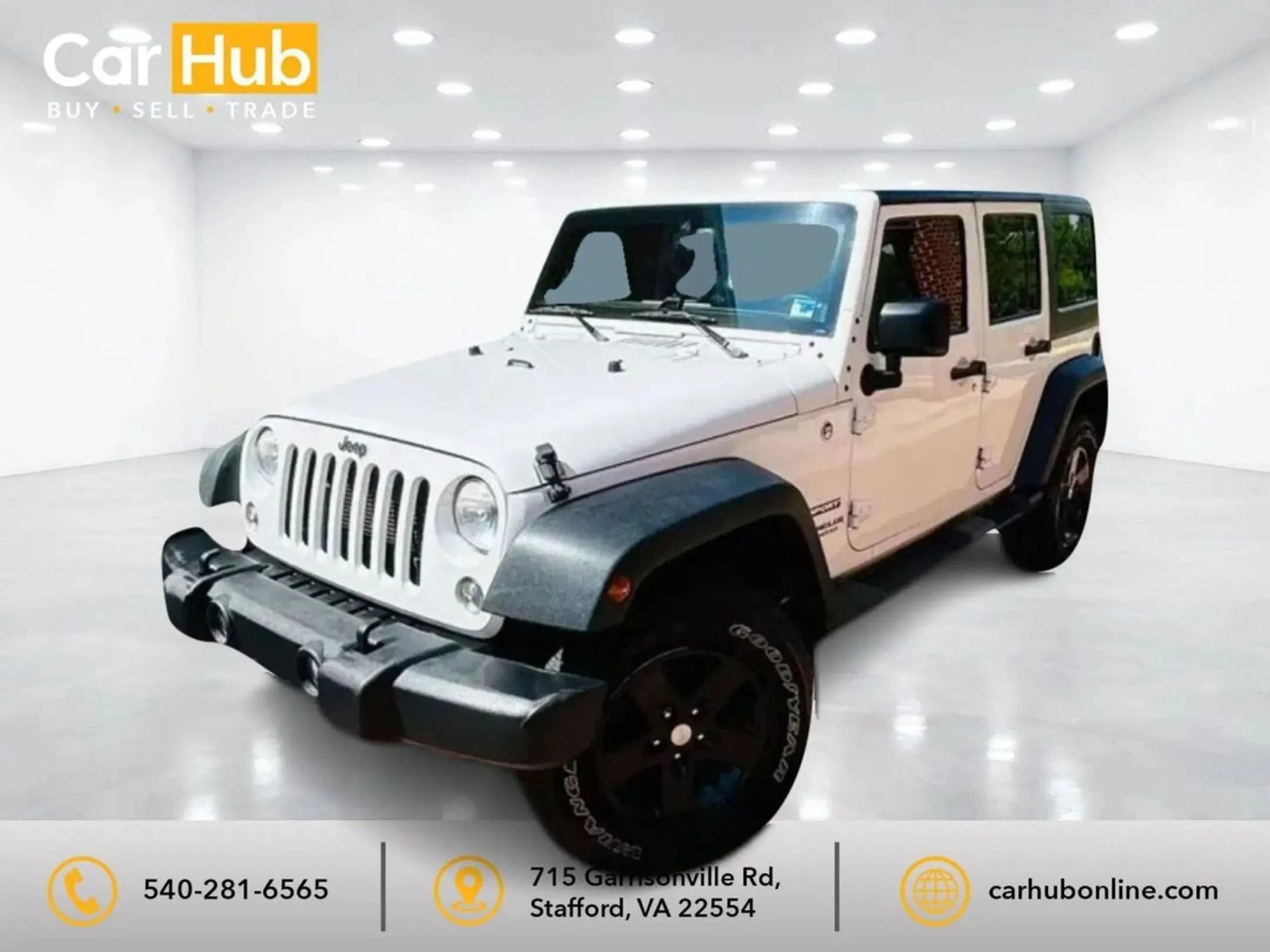 Used 2014 Jeep Wrangler Unlimited Sport w/ Quick Order Package 24S AWD/4WD image 3