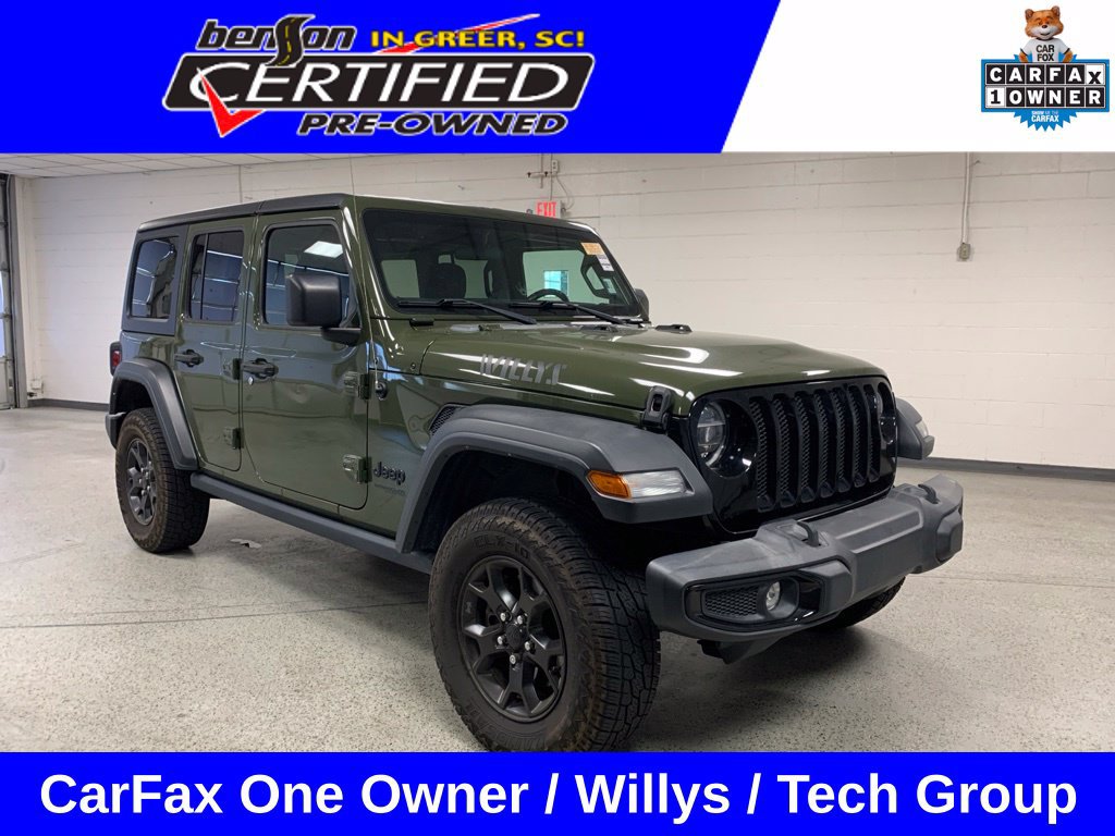 Used 2021 Jeep Wrangler Unlimited Sport AWD/4WD image 1