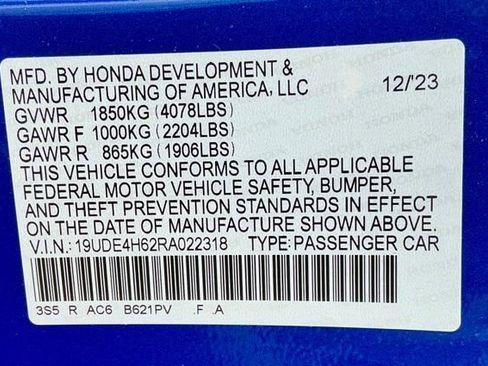 Certified 2024 Acura Integra A-Spec FWD image 38