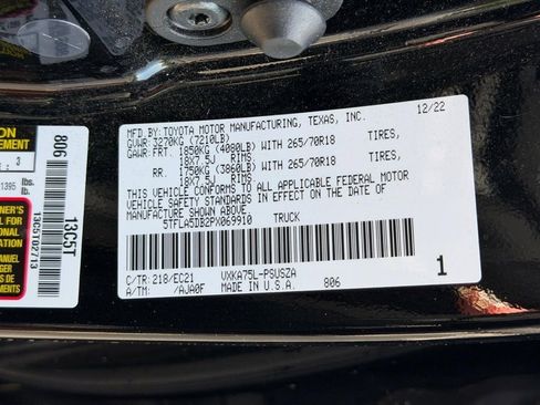 Used 2023 Toyota Tundra SR5 w/ SR5 Premium Package AWD/4WD image 26