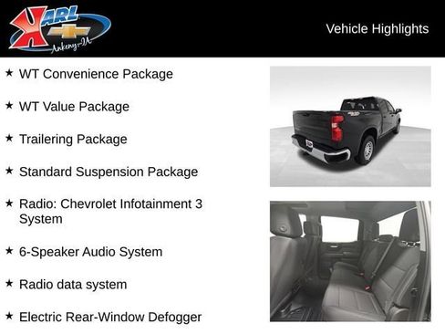 New 2026 Chevrolet Silverado 1500 W/T w/ WT Value Package AWD/4WD image 3
