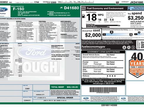 Used 2018 Ford F150 Lariat AWD/4WD image 6