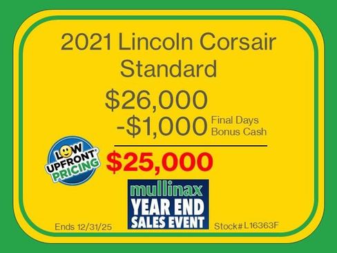 Used 2021 Lincoln Corsair AWD w/ Premium Package image 3