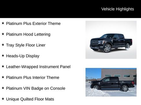 Used 2024 Ford F150 Platinum w/ Equipment Group 703A Plus image 31