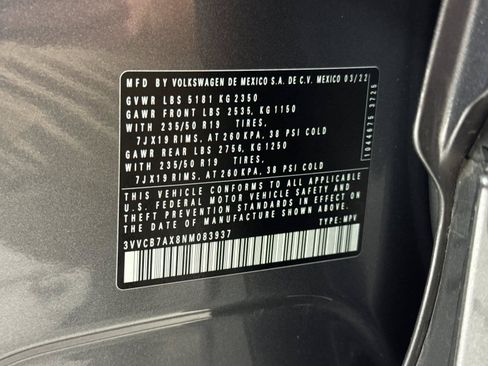 Used 2022 Volkswagen Tiguan SE R-Line FWD image 28