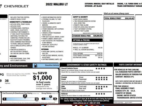 Used 2022 Chevrolet Malibu LT image 4