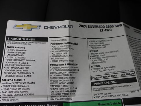 Used 2024 Chevrolet Silverado 3500 LT w/ Z71 Sport Edition image 62