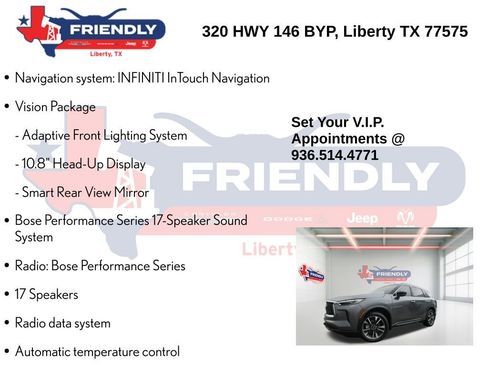 Used 2025 INFINITI QX60 Luxe w/ Vision Package FWD image 5