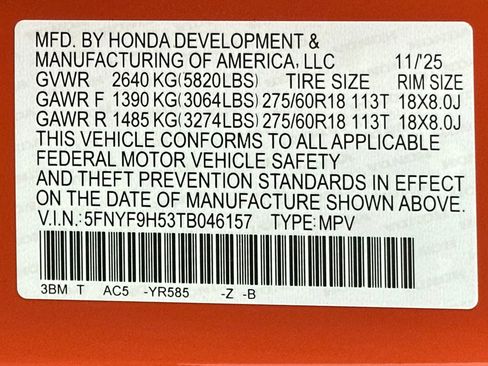 New 2026 Honda Passport TrailSport image 20