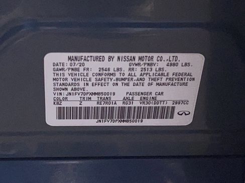 Used 2021 INFINITI Q50 Red Sport 400 w/ Carbon Fiber Package image 34