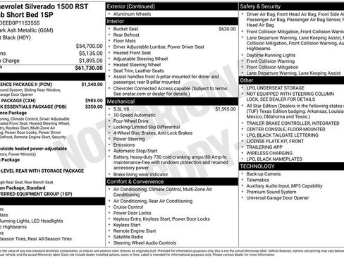 Certified 2023 Chevrolet Silverado 1500 RST w/ Convenience Package II image 34