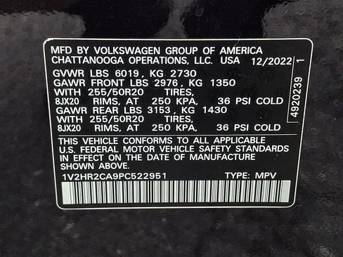 Used 2023 Volkswagen Atlas SE AWD/4WD image 29