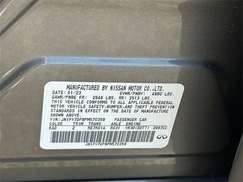 Used 2023 INFINITI Q50 Red Sport 400 image 32