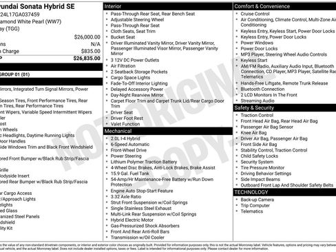 Used 2016 Hyundai Sonata SE FWD image 3