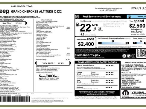 Used 2025 Jeep Grand Cherokee Altitude image 4