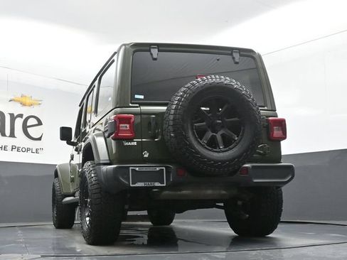 Used 2021 Jeep Wrangler Unlimited Sahara w/ Uconnect 4C Nav & Sound Group AWD/4WD image 54