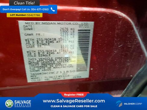 Used 2022 Nissan Pathfinder SV AWD/4WD image 17