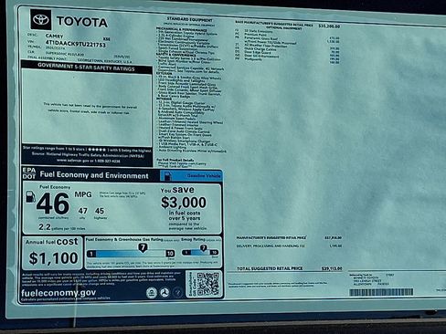 New 2026 Toyota Camry XSE FWD image 21