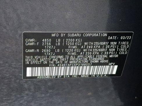 Used 2023 Subaru Outback Premium image 28