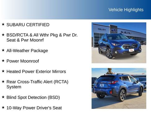 Certified 2025 Subaru Crosstrek 2.0i Premium image 5
