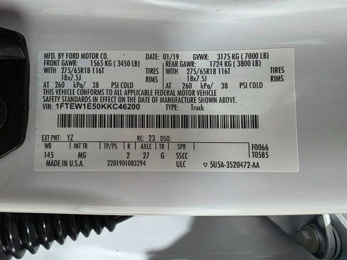 Used 2019 Ford F150 XLT w/ Equipment Group 301A Mid image 42