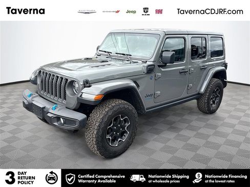 Used 2022 Jeep Wrangler Unlimited Rubicon 4xe image 1