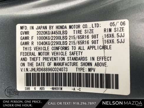 Used 2006 Honda CR-V EX image 51