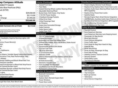 Used 2026 Jeep Compass Latitude AWD/4WD image 2