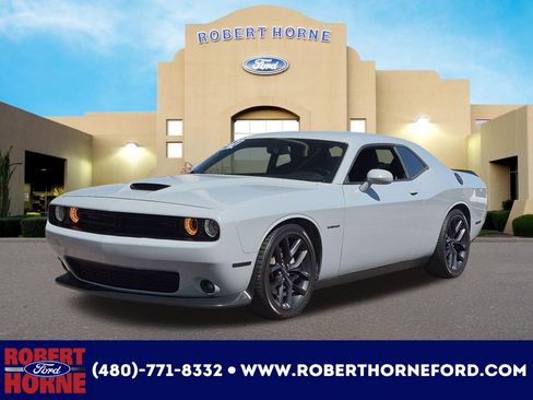 Used 2021 Dodge Challenger R/T w/ Blacktop Package RWD image 1