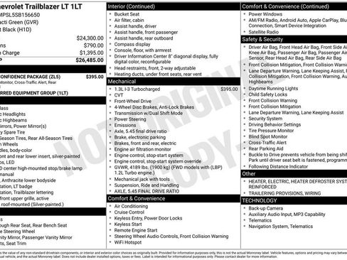 Used 2025 Chevrolet TrailBlazer LT w/ Driver Confidence Package image 1