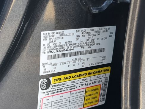 Certified 2021 Ford Expedition Limited AWD/4WD image 76