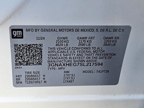 Used 2025 Chevrolet Equinox LT w/ Convenience Package II FWD image 22
